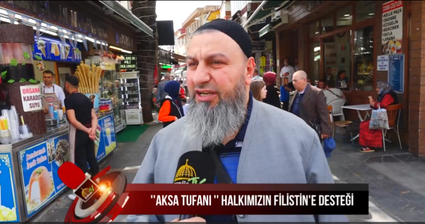 ''AKSA TUFANI'' HALKIMIZIN FİLİSTİN'E DESTEĞİ (17.04.2024)