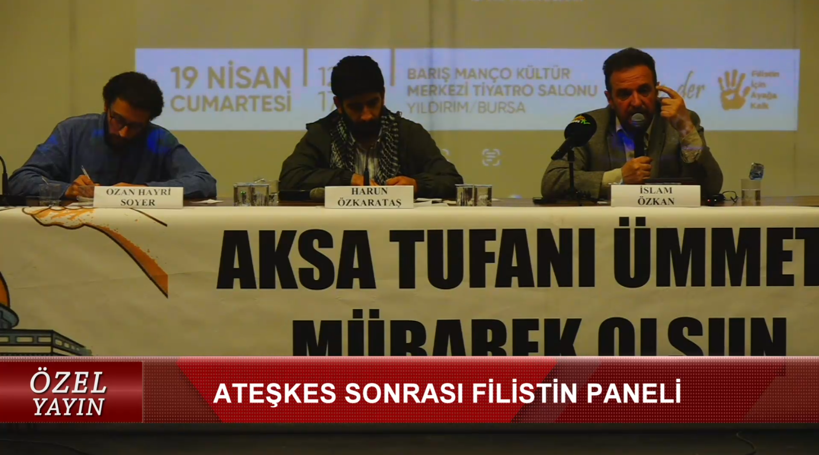ATEŞKES SONRASI FİLİSTİN PANELİ - 2 I 19.04.2025