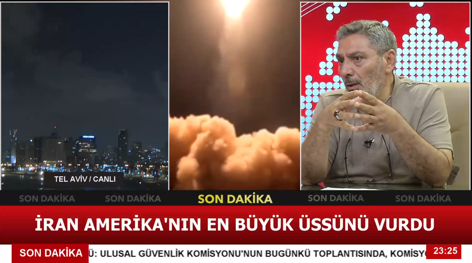 İRAN KATAR'DAKİ EL UBEYD HAVA ÜSSÜNÜ VURDU-2 (23.06.2025)