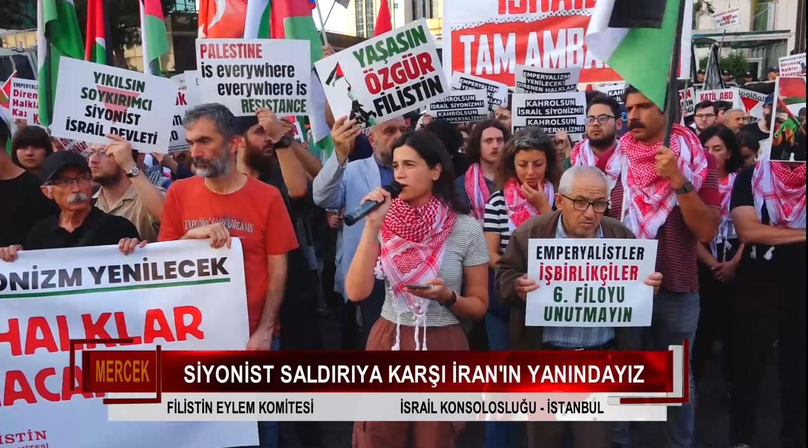 SİYONİST SALDIRIYA KARŞI İRAN'IN YANINDAYIZ (21.06.2025)