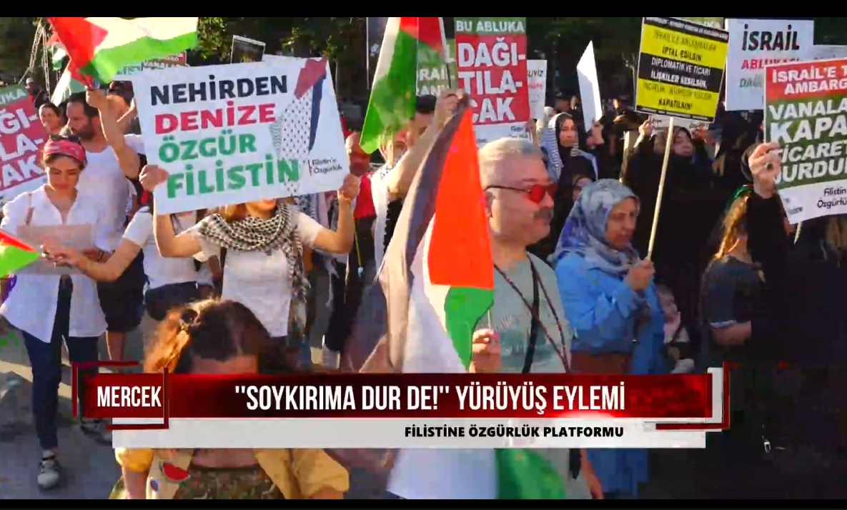 ''SOYKIRIMA DUR DE!'' YÜRÜYÜŞ EYLEMİ