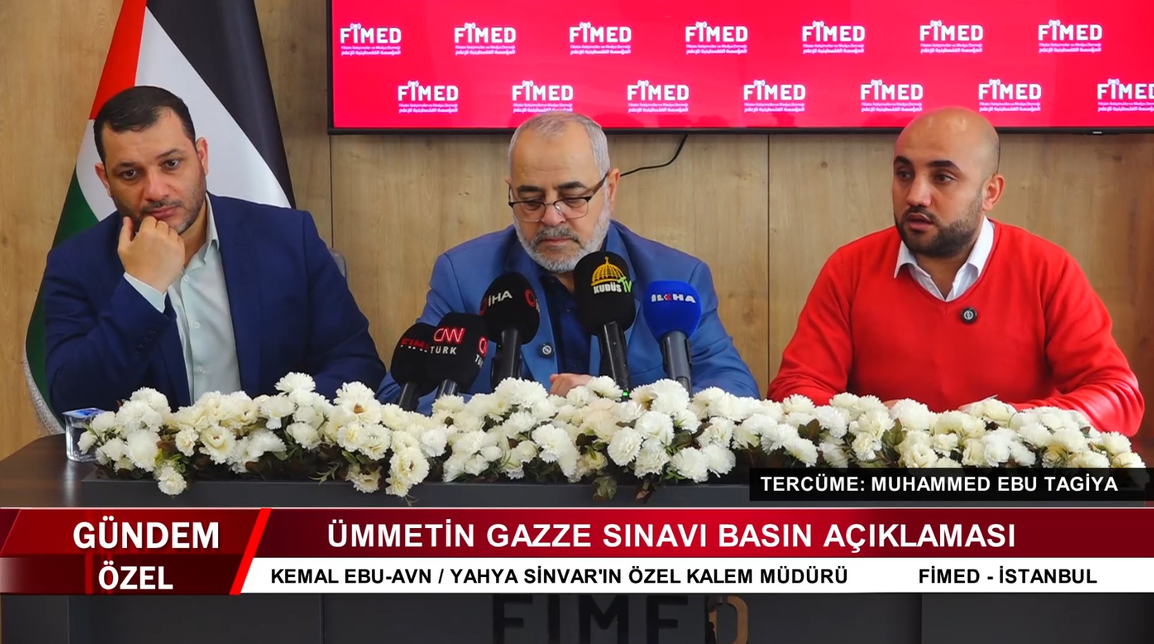 ÜMMETİN GAZZE SINAVI BASIN AÇIKLAMASI