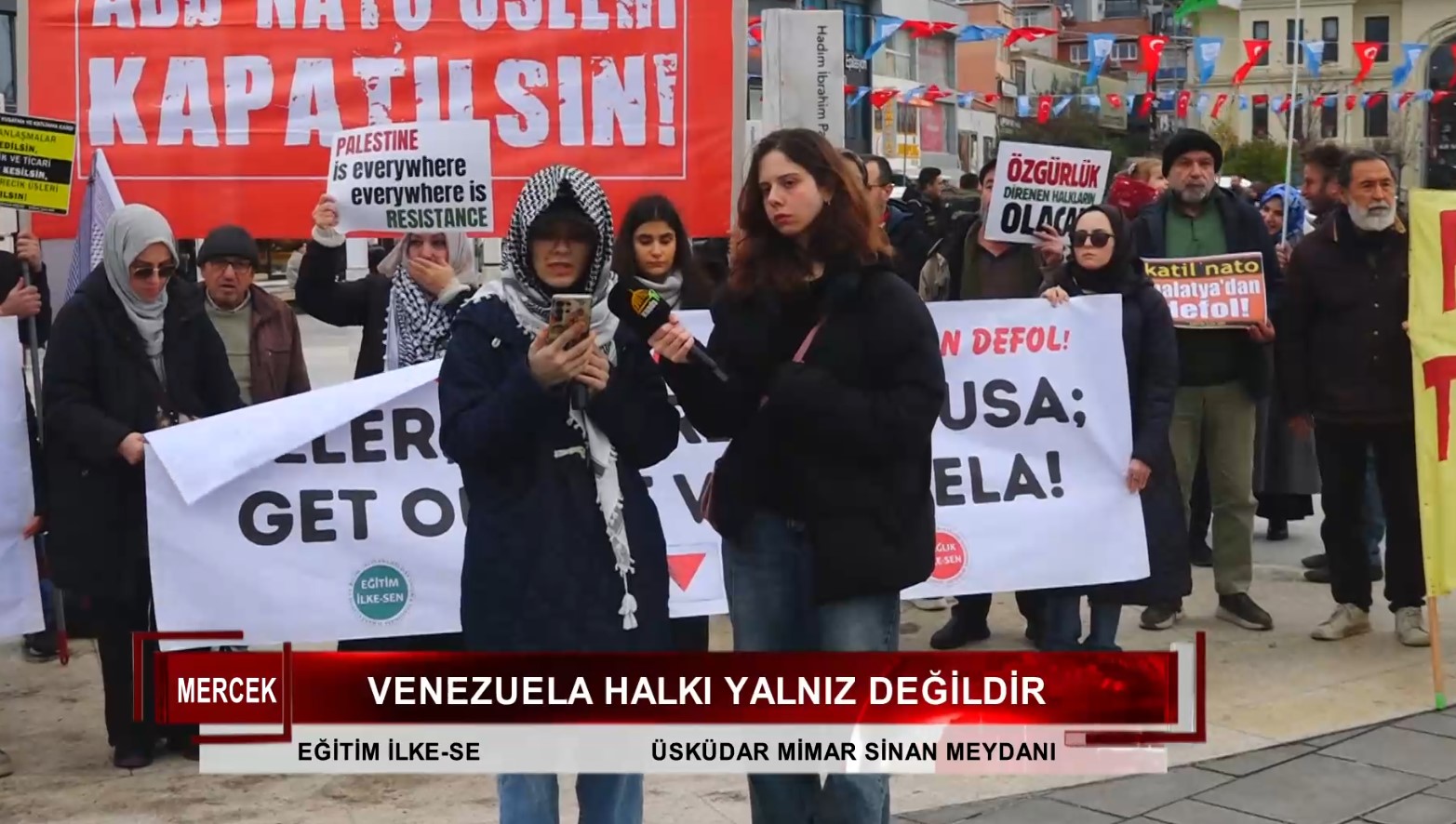 VENEZUELA HALKI YALNIZ DEĞİLDİR