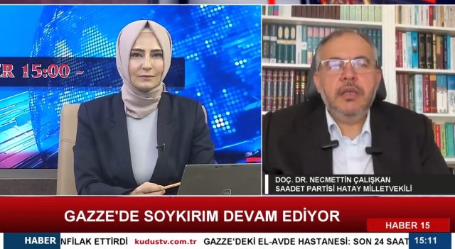 DOÇ.DR. NECMETTİN ÇALIŞKAN (SAADET PARTİSİ HATAY MİLLETVEKİLİ)