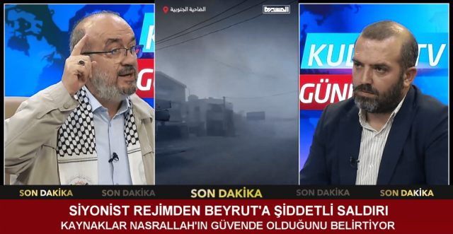 SİYONİST REJİMDEN BEYRUT'A ŞİDDETLİ SALDIRI (27.09.2024)
