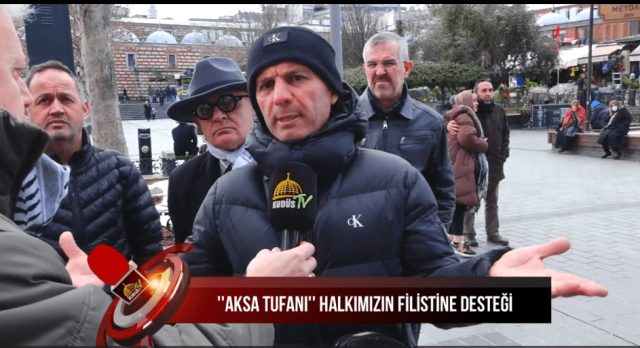 ''AKSA TUFANI'' HALKIMIZIN FİLİSTİN'E OLAN DESTEĞİ (30.01.2024)