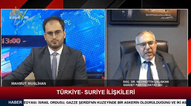 DOÇ. DR. NECMETTİN ÇALIŞKAN / SAADET PARTİSİ HATAY MİLLETVEKİLİ (04.07.2024)