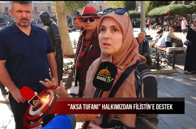 ''AKSA TUFANI'' HALKIMIZDAN FİLİSTİN'E DESTEK