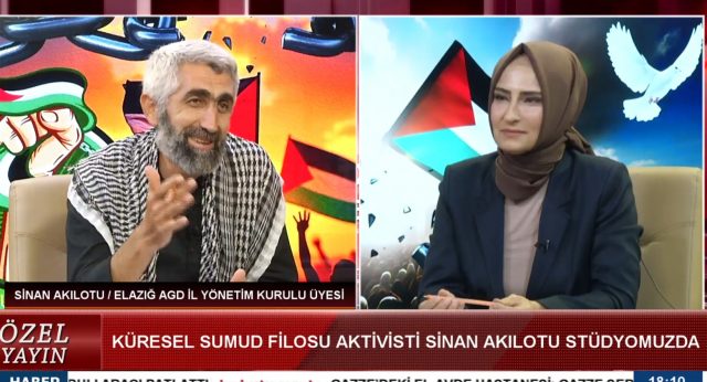 KÜRESEL SUMUT FİLOSU AKTİVİSTİ SİNAN AKILOTU STÜDOMUZDA (08.10.2025)