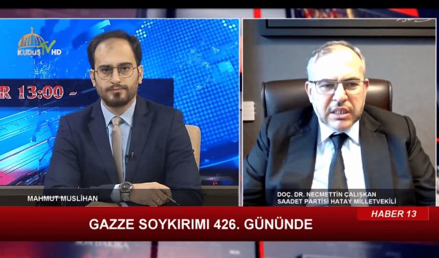 DOÇ.DR. NECMETTİN ÇALIŞKAN (SAADET PARTİSİ HATAY MİLLETVEKİLİ) 05.12.2024