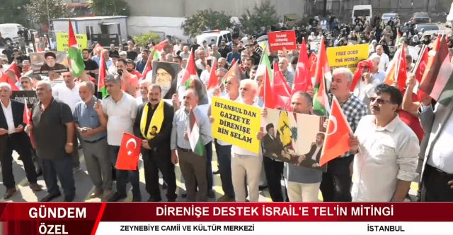 DİRENİŞE DESTEK İSRAİL'İ TEL'İN MİTİNGİ (29.08.2024)