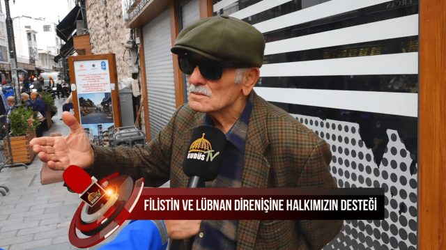 FİLİSTİN VE LÜBNAN DİRENİŞİNE HALKIMIZIN DESTEĞİ (22.10.2024)