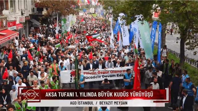 AKSA TUFANI 1. YILINDA BÜYÜK KUDÜS YÜRÜYÜŞÜ (07.10.2024)