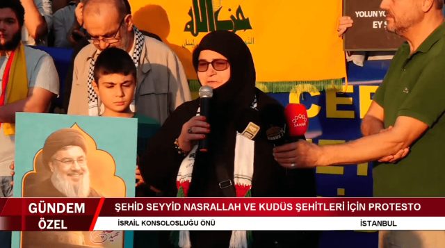 ŞEHİD SEYYİD NASSRALLAH VE KUDÜS ŞEHİTLERİ İÇİN PROTESTO