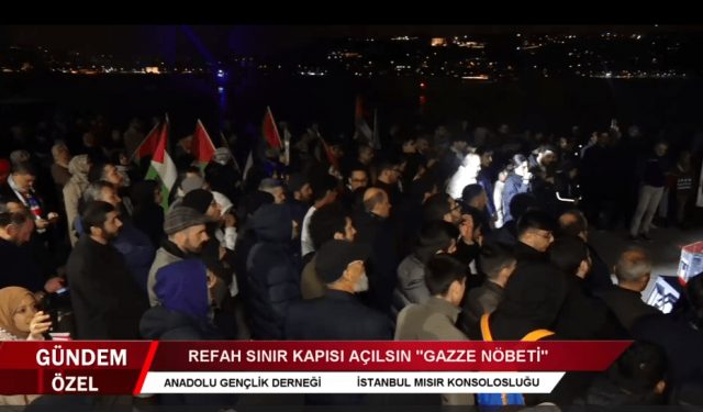 REFAH SINIR KAPISI AÇILSIN ''GAZZE NÖBETİ'' (02.03.2024)