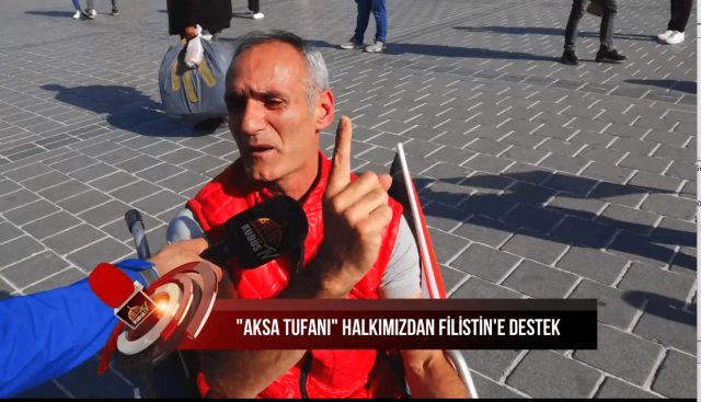 ''AKSA TUFANI'' HALKIMIZDAN FİLİSTİN'E DESTEK