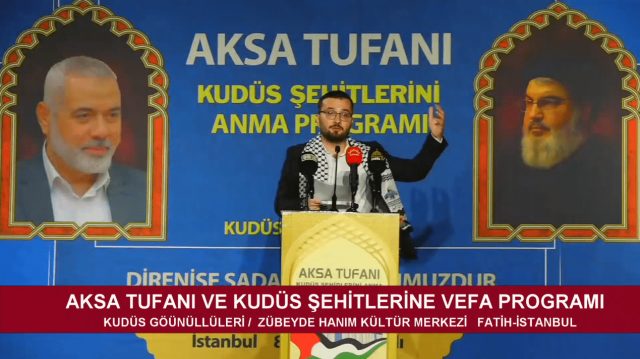 AKSA TUFANI VE KUDÜS ŞEHİTLERİNE VEFA PROGRAMI (08.10.2024)