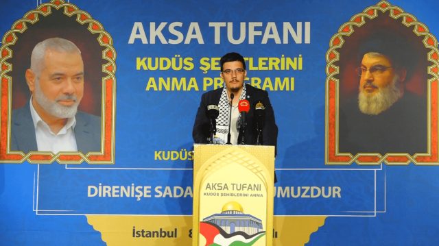 AGD İSTANBUL İL BAŞKANI MEHMET YAROĞLU'NUN KONUŞMASI - AKSA TUFANI VE KUDÜS ŞEHİTLERİNE VEFA PROGRAMI
