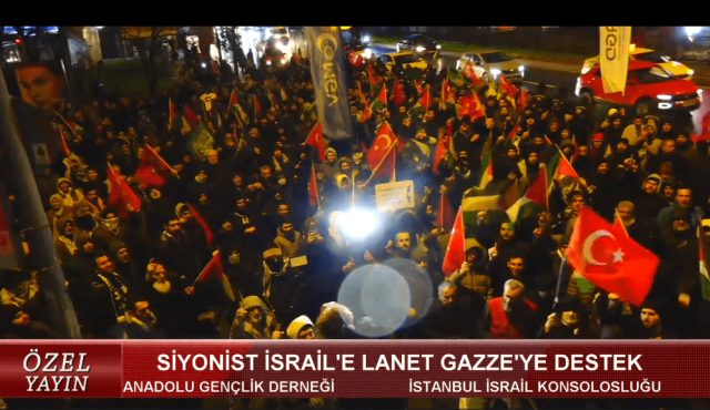 SİYONİST İSRAİL'E LANET GAZZE'YE DESTEK EYLEMİ (18.03.2025)