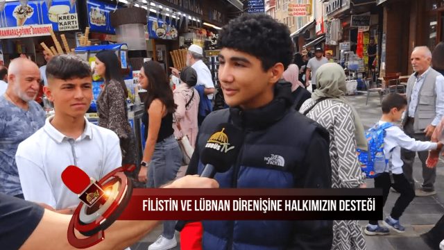 FİLİSTİN VE LÜBNAN DİRENİŞİNE HALKIMIZIN DESTEĞİ (10.10.2024)