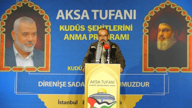 KUDÜS TV GEN. YAY. YÖN. NUREDDİN ŞİRİN'İN KONUŞMASI - AKSA TUFANI VE KUDÜS ŞEHİTLERİNE VEFA PROGRAMI