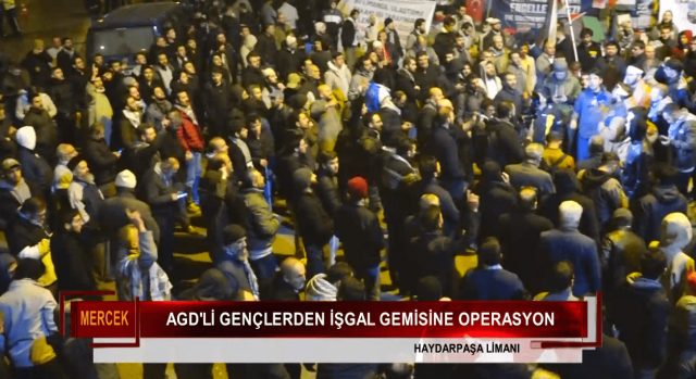 AGD'Lİ GENÇLERDEN İŞGAL GEMİSİNE OPERASYON (03.11.2024)