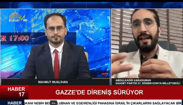 ABDULKADİR KARADUMAN (SAADET PARTİSİ 27. DÖNEM KONYA MİLLETVEKİLİ) 12.11.2024