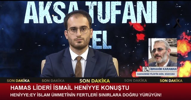 İBRAHİM KARAMAN / (KARADENİZ KUDÜS GÖNÜLLÜLERİ SÖZCÜSÜ)