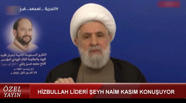 HİZBULLAH GENEL SEKRETERİ ŞEYH NAİM KASIM'IN KONUŞMASI (28.12.2025)