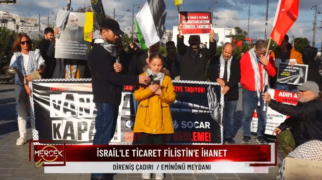 İSRAİL'LE TİCARET FİLİSTİN'E İHANET