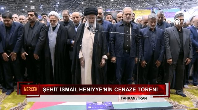ŞEHİT İSMAİL HENİYYE'NİN CENAZE TÖRENİ I TAHRAN-İRAN / 01.08.2024