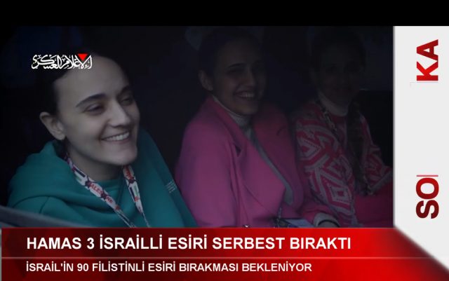 GAZZE'DE ATEŞKES SONRASI ESİR TAKASI-3 (19.01.2025)