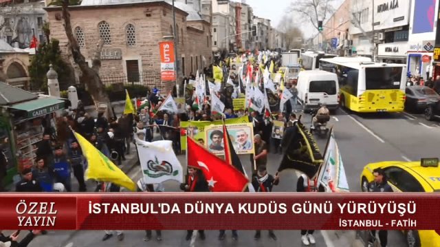2025 İSTANBUL'DA DÜNYA KUDÜS GÜNÜ YÜRÜYÜŞÜ