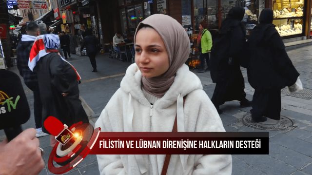 FİLİSTİN VE LÜBNAN DİRENİŞİNE HALKIMIZIN DESTEĞİ (05.12.2024)