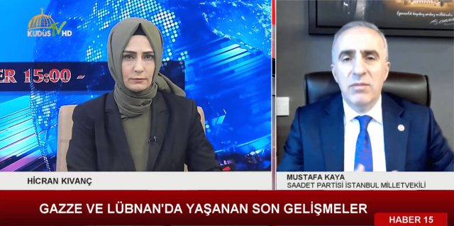 MUSTAFA KAYA (SAADET PARTİSİ İSTANBUL MİLLETVEKİLİ) 29.01.2025