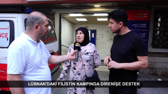 KUDÜS TV MUHABİRLERİ LÜBNAN'DAKİ FİLİSTİN KAMPINDALAR