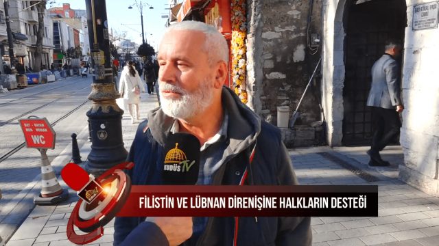 FİLİSTİN VE LÜBNAN DİRENİŞİNE HALKIMIZIN DESTEĞİ (17.12.2024)