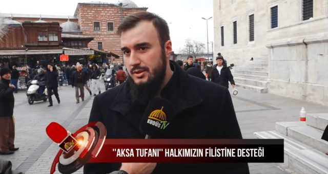 "AKSA TUFANI" HALKIMIZIN FİLİSTİN'E DESTEĞİ / (15.01.2024)