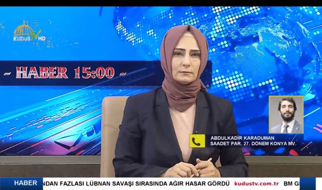 ABDULKADİR KARADUMAN (SAADET PARTİSİ 27. DÖNEM KONYA MİLLETVEKİLİ) 04.12.2024