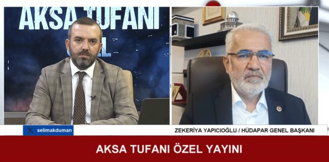 ZEKERİYA YAPICIOĞLU / (HÜDA PAR GEN BAŞKANI)