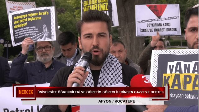 DİRENİŞ ÇADIRI'NDAN GAZZE'YE DESTEK AÇIKLAMASI