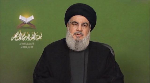 HİZBULLAH GENEL SEKRETETERİ SEYYİD HASAN NASRALLAH'IN KONUŞMASI (29.03.2024)