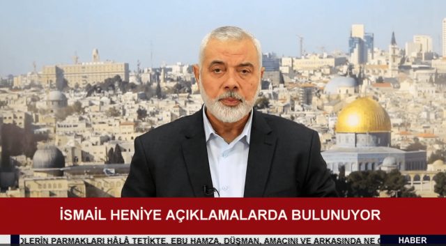HAMAS LİDERİ İSMAİL HENİYYE AÇIKLAMALARDA BULUNDU (01.11.2023)
